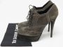 Yves Saint Laurent Vintage Pre-owned Suede boots Gray Dames - Thumbnail 9