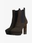 Yves Saint Laurent Vintage Pre-owned Suede boots Green Dames - Thumbnail 3