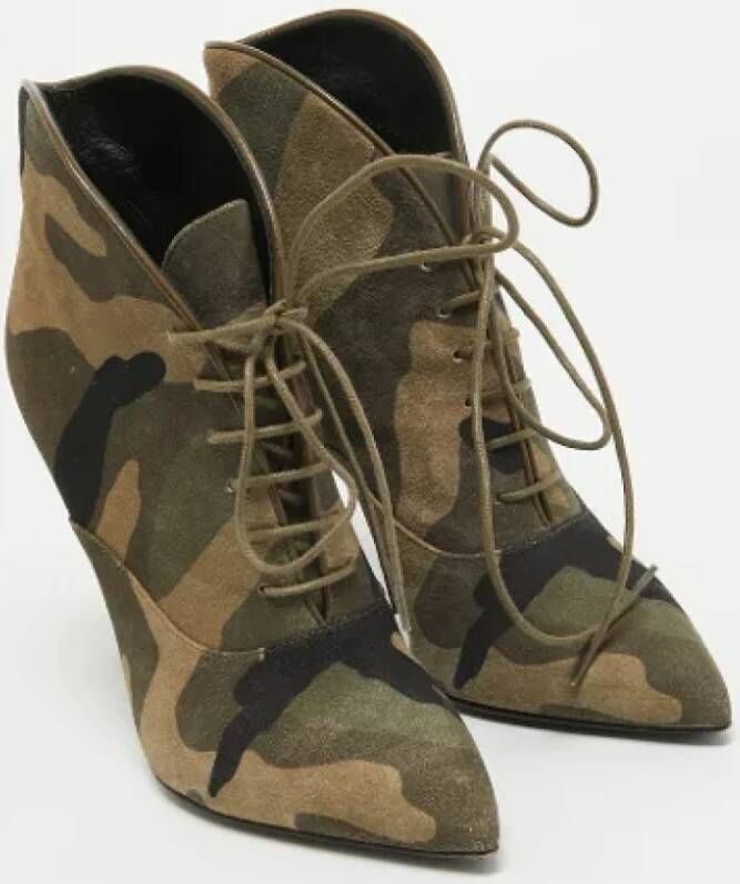 Yves Saint Laurent Vintage Pre-owned Suede boots Multicolor Dames