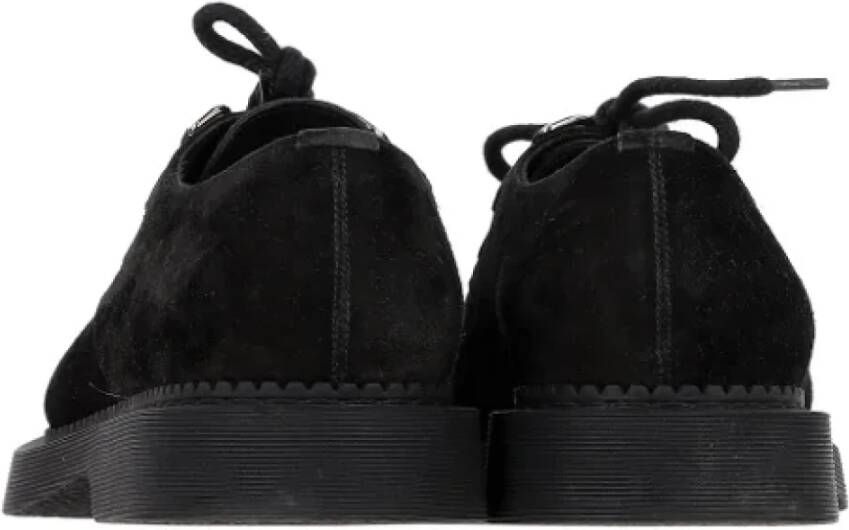 Yves Saint Laurent Vintage Pre-owned Suede flats Black Dames