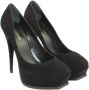 Yves Saint Laurent Vintage Pre-owned Suede heels Black Dames - Thumbnail 3