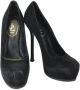 Yves Saint Laurent Vintage Pre-owned Suede heels Black Dames - Thumbnail 2