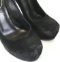 Yves Saint Laurent Vintage Pre-owned Suede heels Black Dames - Thumbnail 4