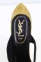 Yves Saint Laurent Vintage Pre-owned Suede heels Black Dames - Thumbnail 4