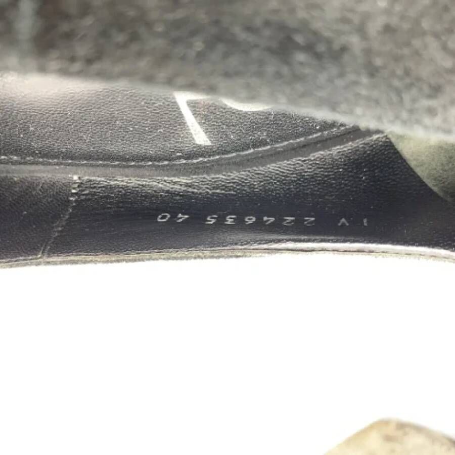 Yves Saint Laurent Vintage Pre-owned Suede heels Black Dames