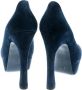 Yves Saint Laurent Vintage Pre-owned Suede heels Blue Dames - Thumbnail 4