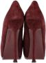 Yves Saint Laurent Vintage Pre-owned Suede heels Red Dames - Thumbnail 3