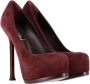 Yves Saint Laurent Vintage Pre-owned Suede heels Red Dames - Thumbnail 4