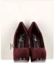 Yves Saint Laurent Vintage Pre-owned Suede heels Red Dames - Thumbnail 7