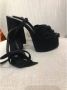 Yves Saint Laurent Vintage Pre-owned Suede sandals Black Dames - Thumbnail 2
