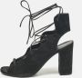 Yves Saint Laurent Vintage Pre-owned Suede sandals Black Dames - Thumbnail 2