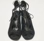 Yves Saint Laurent Vintage Pre-owned Suede sandals Black Dames - Thumbnail 3