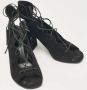 Yves Saint Laurent Vintage Pre-owned Suede sandals Black Dames - Thumbnail 4