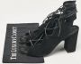 Yves Saint Laurent Vintage Pre-owned Suede sandals Black Dames - Thumbnail 9