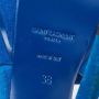 Yves Saint Laurent Vintage Pre-owned Suede sandals Blue Dames - Thumbnail 8
