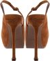 Yves Saint Laurent Vintage Pre-owned Suede sandals Brown Dames - Thumbnail 4