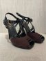 Yves Saint Laurent Vintage Pre-owned Suede sandals Brown Dames - Thumbnail 2