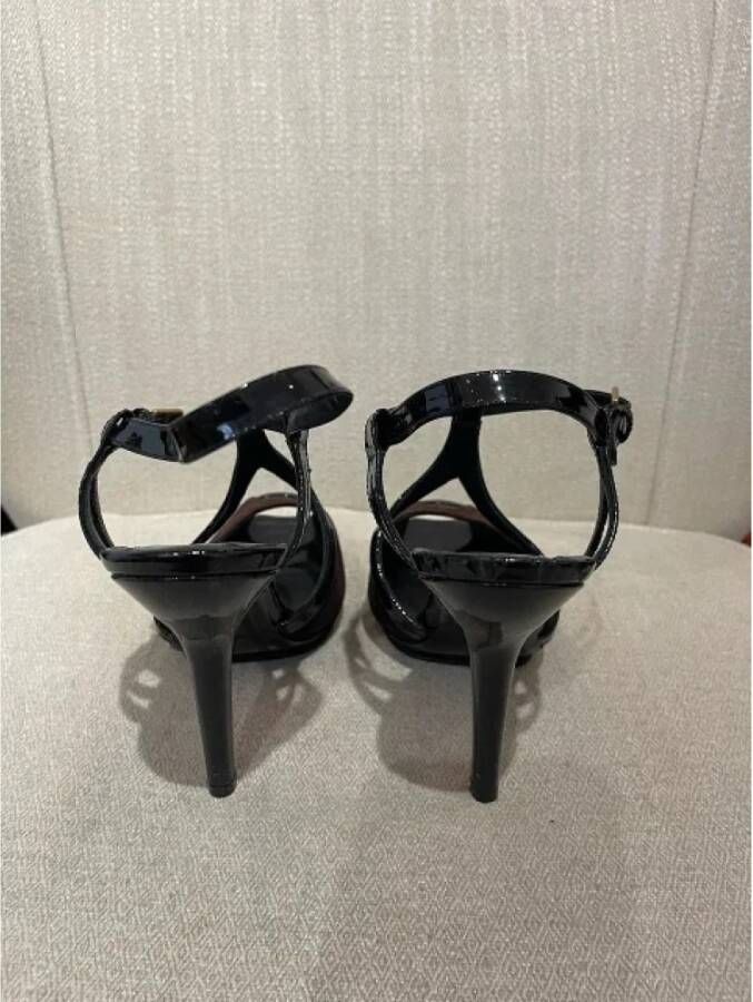 Yves Saint Laurent Vintage Pre-owned Suede sandals Brown Dames