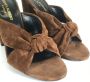 Yves Saint Laurent Vintage Pre-owned Suede sandals Brown Dames - Thumbnail 5