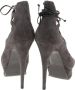 Yves Saint Laurent Vintage Pre-owned Suede sandals Gray Dames - Thumbnail 4
