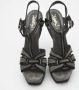 Yves Saint Laurent Vintage Pre-owned Suede sandals Gray Dames - Thumbnail 3