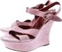 Yves Saint Laurent Vintage Pre-owned Suede sandals Pink Dames - Thumbnail 3