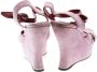 Yves Saint Laurent Vintage Pre-owned Suede sandals Pink Dames - Thumbnail 4