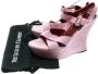 Yves Saint Laurent Vintage Pre-owned Suede sandals Pink Dames - Thumbnail 7