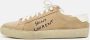 Yves Saint Laurent Vintage Pre-owned Suede sneakers Beige Dames - Thumbnail 2