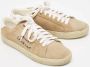 Yves Saint Laurent Vintage Pre-owned Suede sneakers Beige Dames - Thumbnail 4