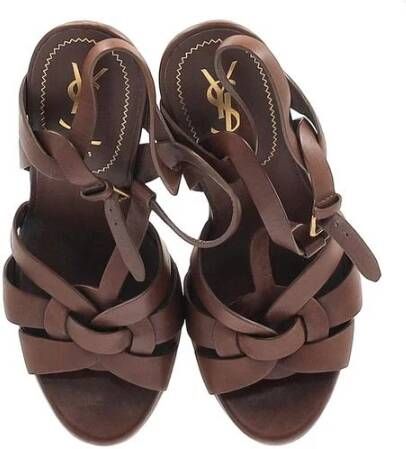 Yves Saint Laurent Vintage Pre-owned Tribute Platform Sandal