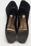 Yves Saint Laurent Vintage Pre-owned Velvet boots Black Dames - Thumbnail 6