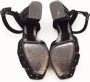 Yves Saint Laurent Vintage Pre-owned Velvet sandals Black Dames - Thumbnail 6