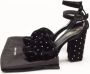 Yves Saint Laurent Vintage Pre-owned Velvet sandals Black Dames - Thumbnail 9