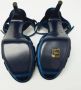 Yves Saint Laurent Vintage Pre-owned Velvet sandals Blue Dames - Thumbnail 6