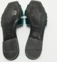 Yves Saint Laurent Vintage Pre-owned Velvet sandals Green Dames - Thumbnail 6