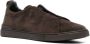 Z Zegna Bruine Leren Sneakers met XXX Logo Brown Heren - Thumbnail 2