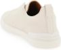 Z Zegna Slip-on sneakers met driedubbele stiksels van geolied leer White Heren - Thumbnail 11