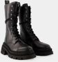 Zadig & Voltaire Boots & laarzen Ride Semy Shiny Calfskin in zwart - Thumbnail 4