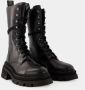 Zadig & Voltaire Boots & laarzen Ride Semy-Shiny Calfskin in zwart - Thumbnail 4