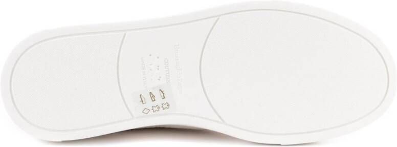 Zegna Ivory Low Top Sneaker Triple Stitch