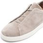 Zegna Suede Triple Stitch Sneakers - Thumbnail 2