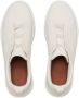 Zegna Triple Stitch Off-White Deerskin Sneakers - Thumbnail 2