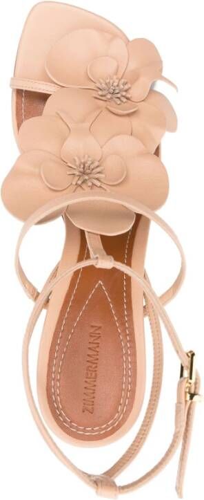 Zimmermann Orchidee Sandaal Elegante Zomer Schoeisel Beige Dames