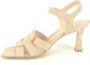 Zinda Verhoog je stijl met Beige + Gar. Sand. hoge hak sandalen Beige Dames - Thumbnail 2