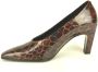 Zinda Bruine Croco Pump - Thumbnail 2