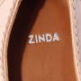 Zinda Gevlochten Geperforeerde Leren Schoenen Rose Model - Thumbnail 2