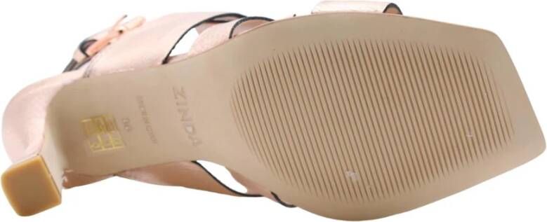 Zinda High Heel Sandals Beige Dames