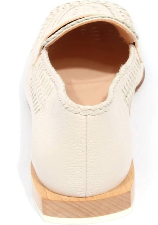 Zinda Off White Leren Loafer Model 1291-A