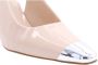 Zinda Peep Heel Schoenen Verhoog Je Stijl Beige Dames - Thumbnail 7